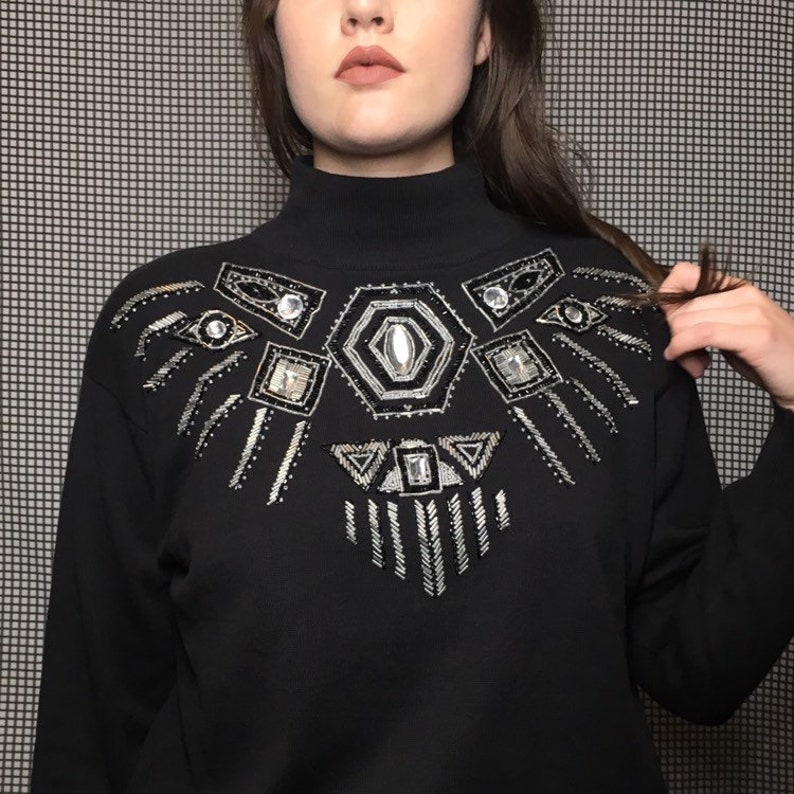 bedazzled sweater