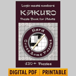 Kakuro-Rätselbuch Band 4 zum Ausdrucken | 136 Logikgitter (PDF-Download)