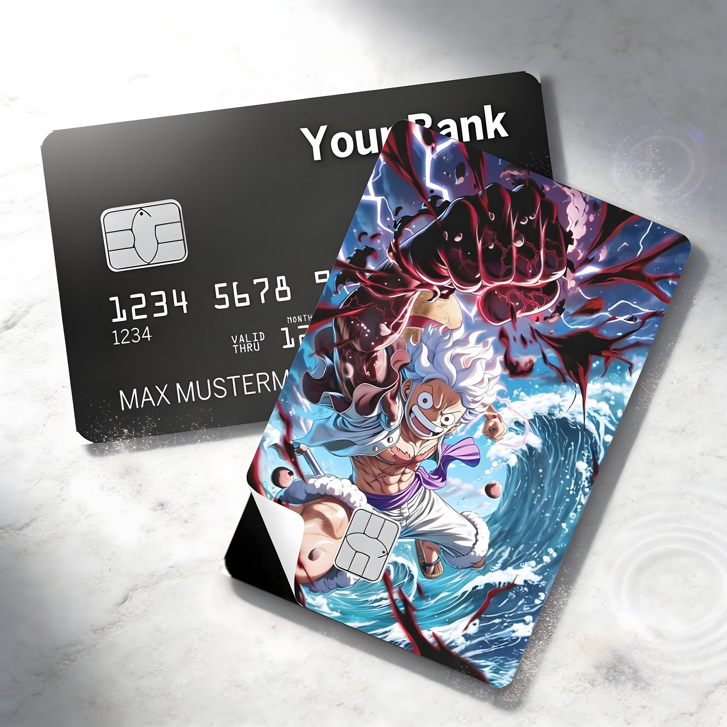 One Piece Credit Card Sticker - Etsy