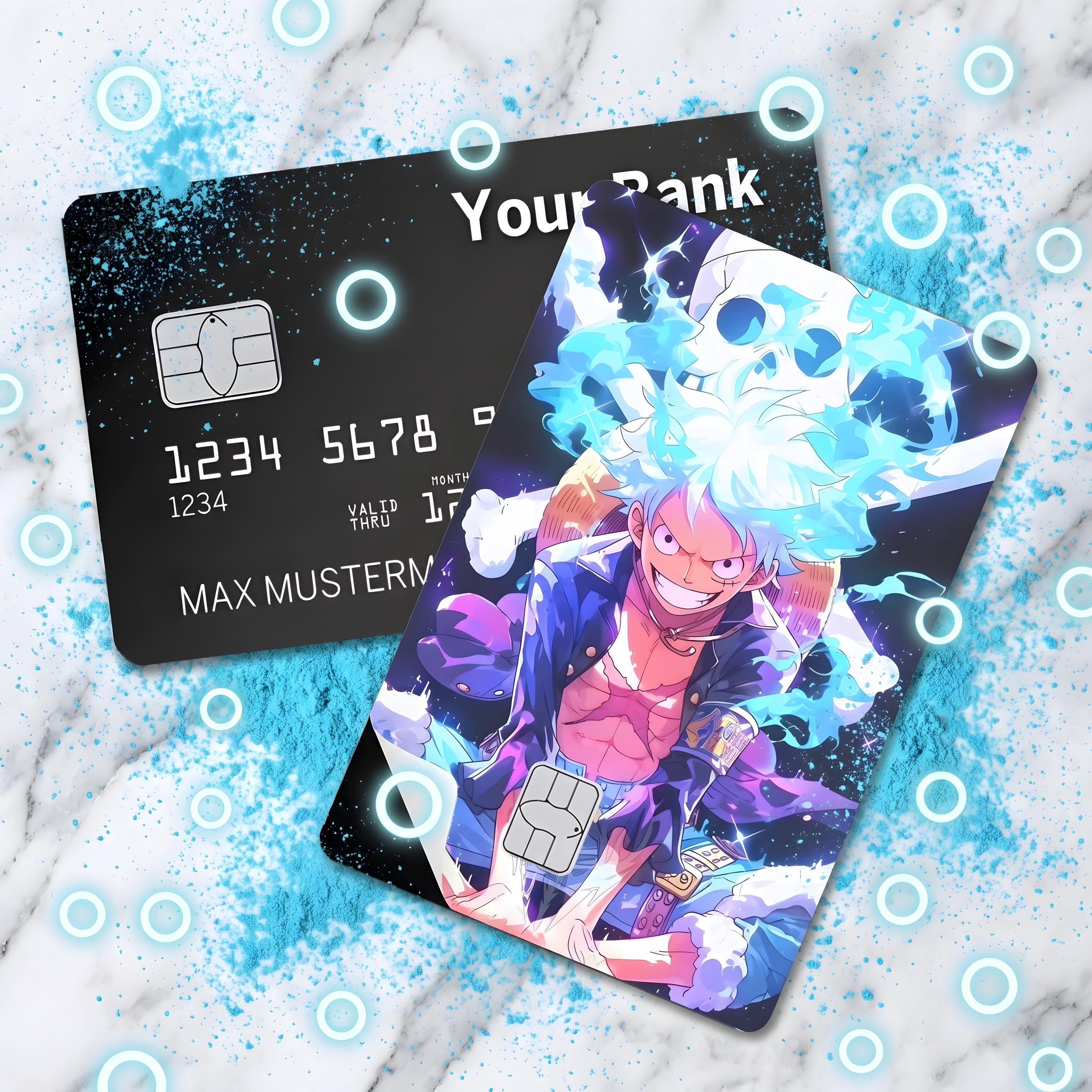 One Piece Credit Card Sticker - Etsy