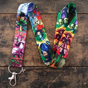 Gon Freecss, Hisoka Morow, Killua Zoldyck, Kurapika, Leorio, Chrollo Lucilfer Hunter x Hunter Lanyard
