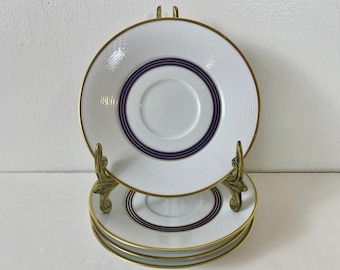 ノリタケの伝説的クレストウッドコバルトプラチナディナープレート2枚