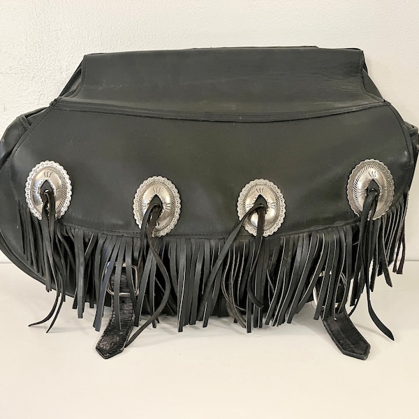 Fringe Saddlebag for Motorcycle Etsy