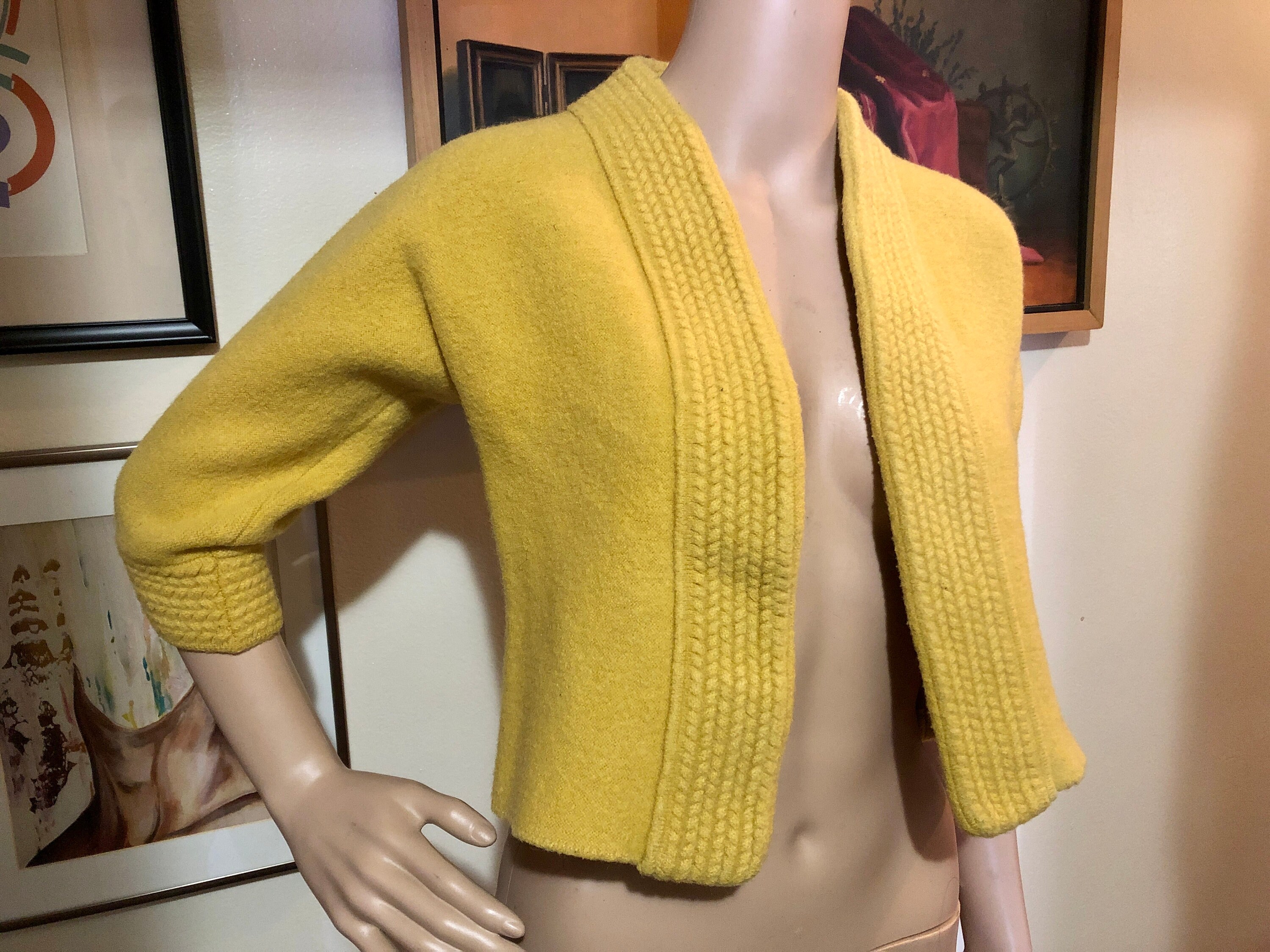 Open Front Sweater - Etsy