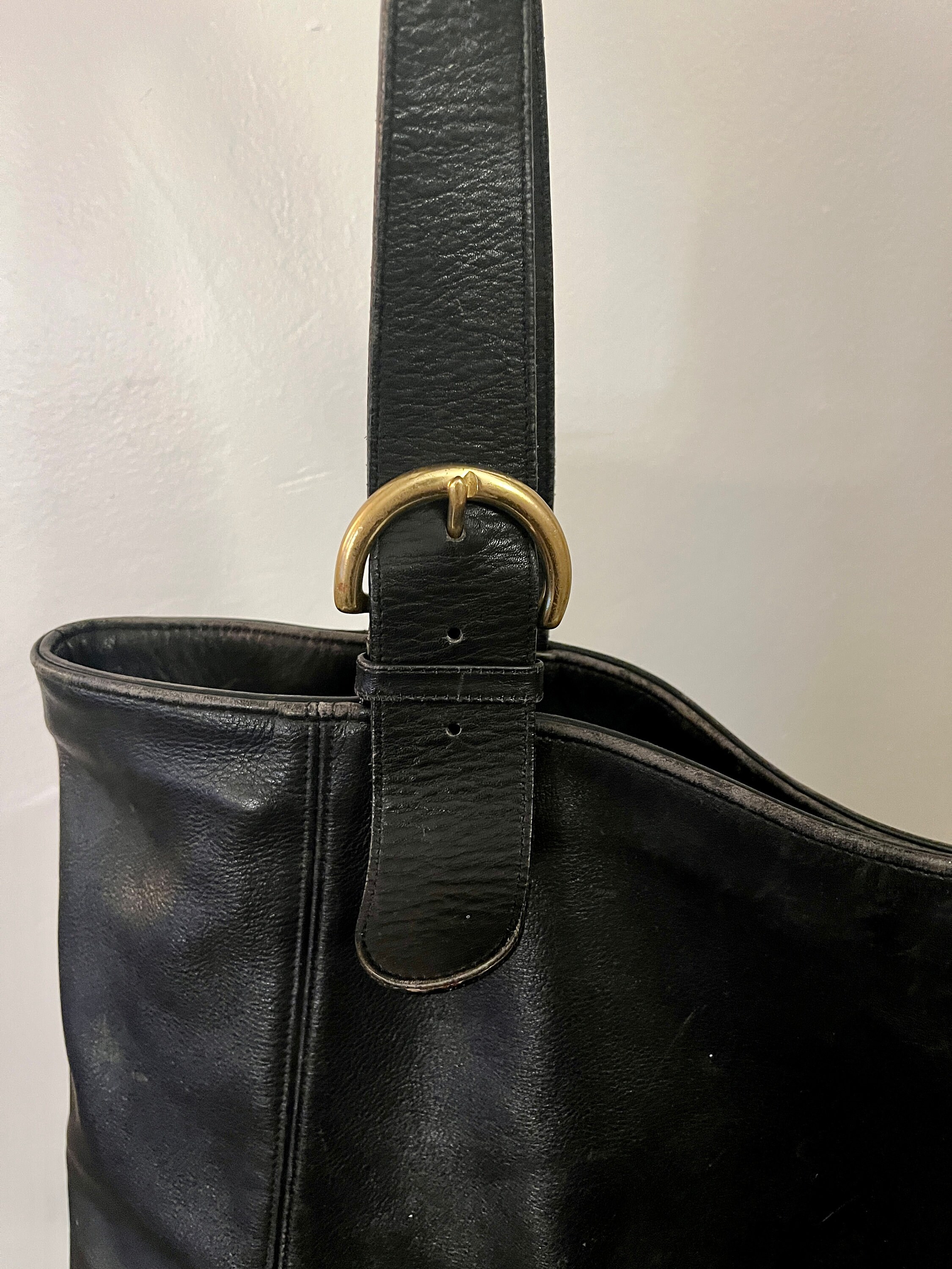 90's OLD COACH TOTEBAG Early 1990s Coach Leather Tote Bag