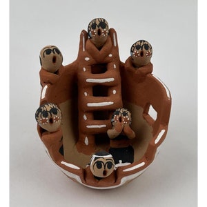 Jemez Pueblo Artist, Friendship Bowl, Signed Helen Sando Garcia