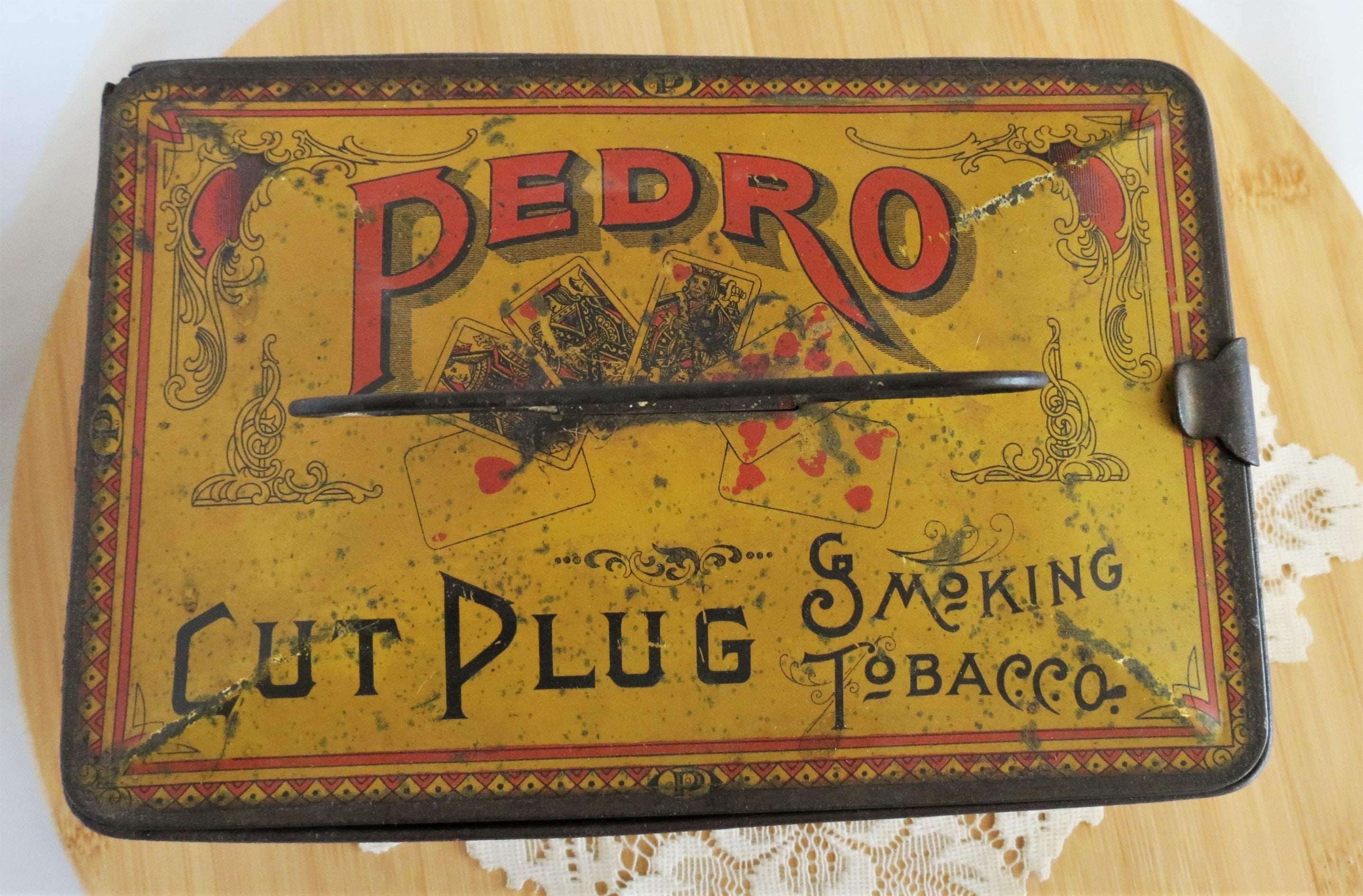 PEDRO Cut Plug Smoking Tobacco ブリキ缶 USA