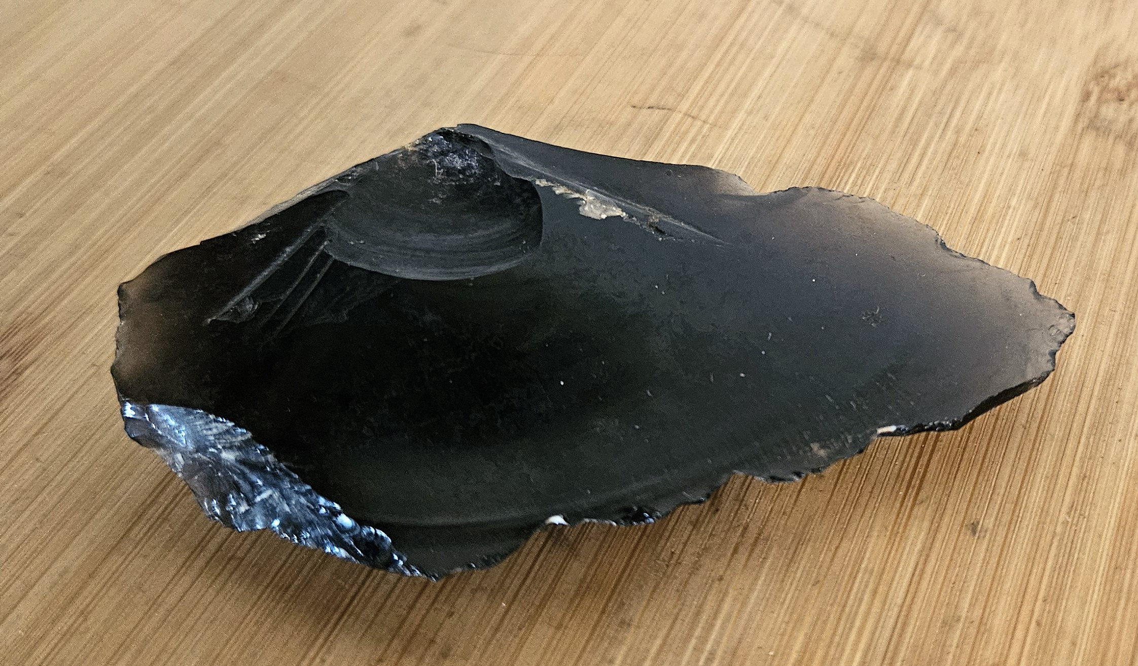 古代カスケード黒曜石ナイフ - ユタ州ネイティブアメリカンの工芸品