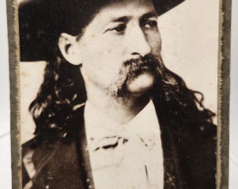 WILD BILL HICKOK Old West Legend Unique Photo Restoration 8