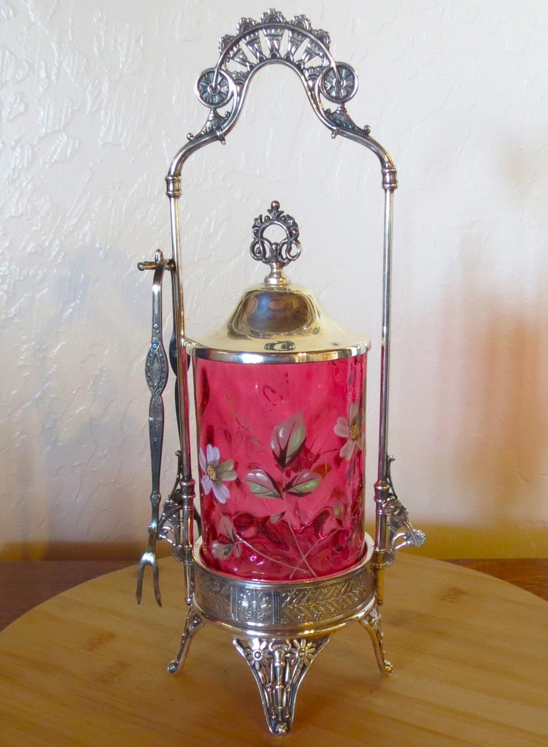 Victorian Reed & Barton Silver Pickle Castor With Hand - Etsy