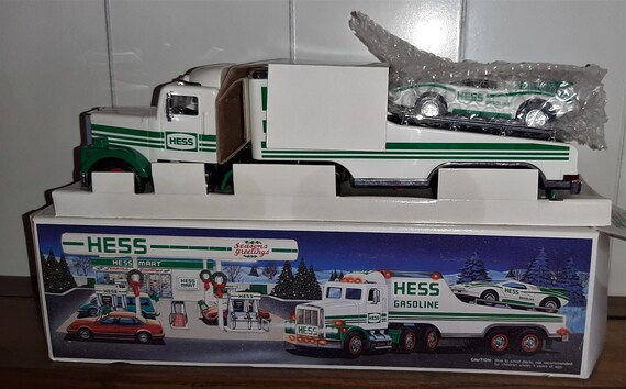 hess toy truck and racer 1991