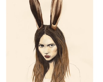 Hare - Giclee Print A3