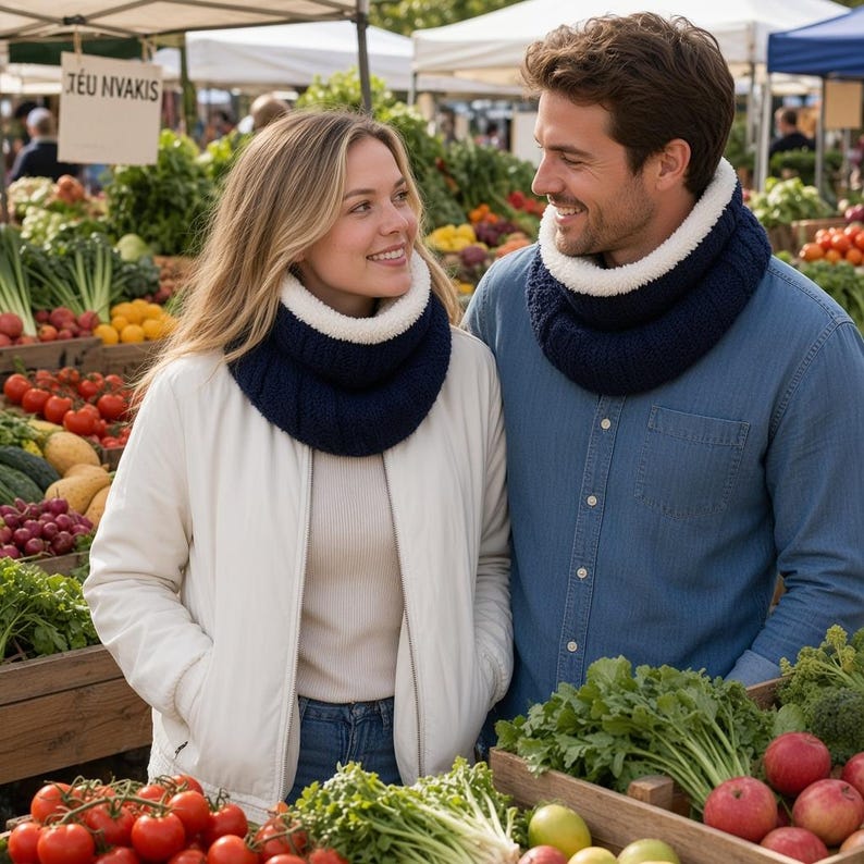 Cowl Knitting Pattern PDF | Cable Knit Neck Warmer | Chunky Scarf ...