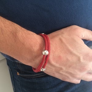FOR HIM BRACELET, personalized mens bracelet, eco leather bracelet for men, gift for boy, unisex, jewelry for men, gift for him