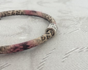 BRACELET cadeau pour homme, pour lui bijoux, bracelet pour garçon, eco python cordon bracelet, fait main en cadeau unisexe, en Italie, pour homme, idée cadeau