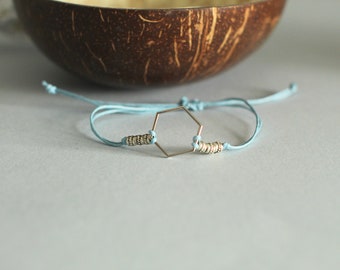GEOMETRIC CHILD BRACELET, children surfer bracelet, cotton cord bracelet, gift for son, for little boy, for toddler boy, simplistic