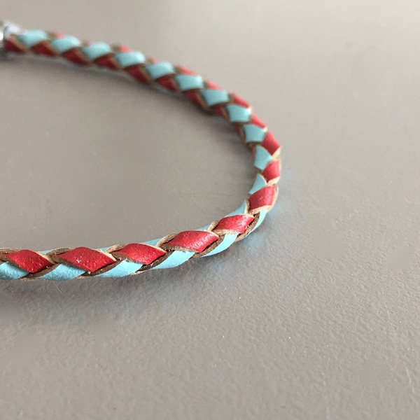 KINDER LEDERARMBAND, Geschenk für Kinder, Armband für Kinder, Kleinkind Jungen Geschenk, kleines Jungen Armband, originelles Geschenk, handgefertigt in Italien