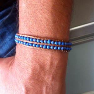 MENS BEADED BRACELET, wood beads, mens gift, custom bracelet for men,for boy, for dad, personalized bracelet, unisex gift, jewelry for men