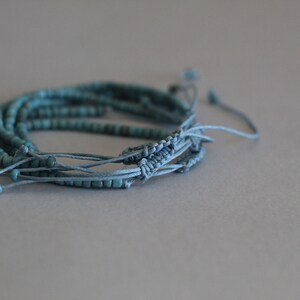 SIMPLISTIC BEADED BRACELET, Mens Turquoise Bracelet for Men, Unisex ...