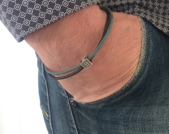 MENS LETTERS BRACELET, bracelet for men, for him jewelry, unisex fashion bracelet, bracelet with alphabet letters
