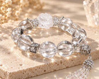 Clear Quartz Bracelet High-Clarity