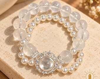 Natural Crystal Bracelet Double-Strand