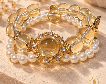 Citrine Bracelet Double-Strand