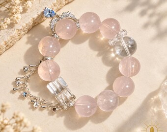 Rose Quartz Bracelet Artisan Design