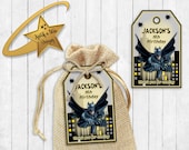 Batman birthday party personalised digital thank you tags - you print Il_170x135