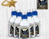 Batman birthday party personalised digital poptop drink labels - you print Il_170x135