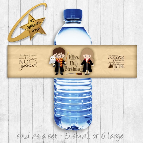 Harry potter editable labels