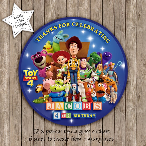 toy story personalised bottle any colour