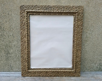 mercury glass mirror. antique french wood guilt frame foxing mercury glass mirror