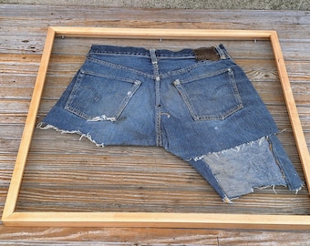 Vintage Jeans, 32 X 31, 1950s Levi's, Levi's 551 ZXX, Hidden Vintage Jeans, 32 X 31, 1950s Levi's, Levi's 551 ZXX, Hidden