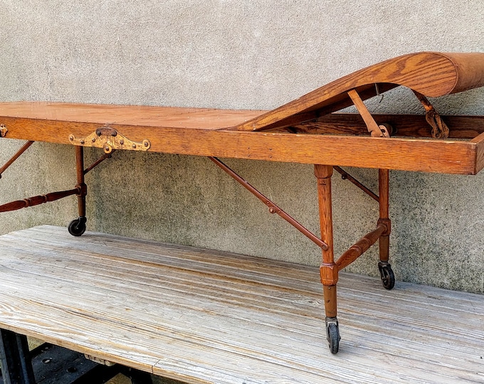 Antique 19th Century New Old Stock Maple Mortuary Mortician Funeral Home Embalmer Gleason's