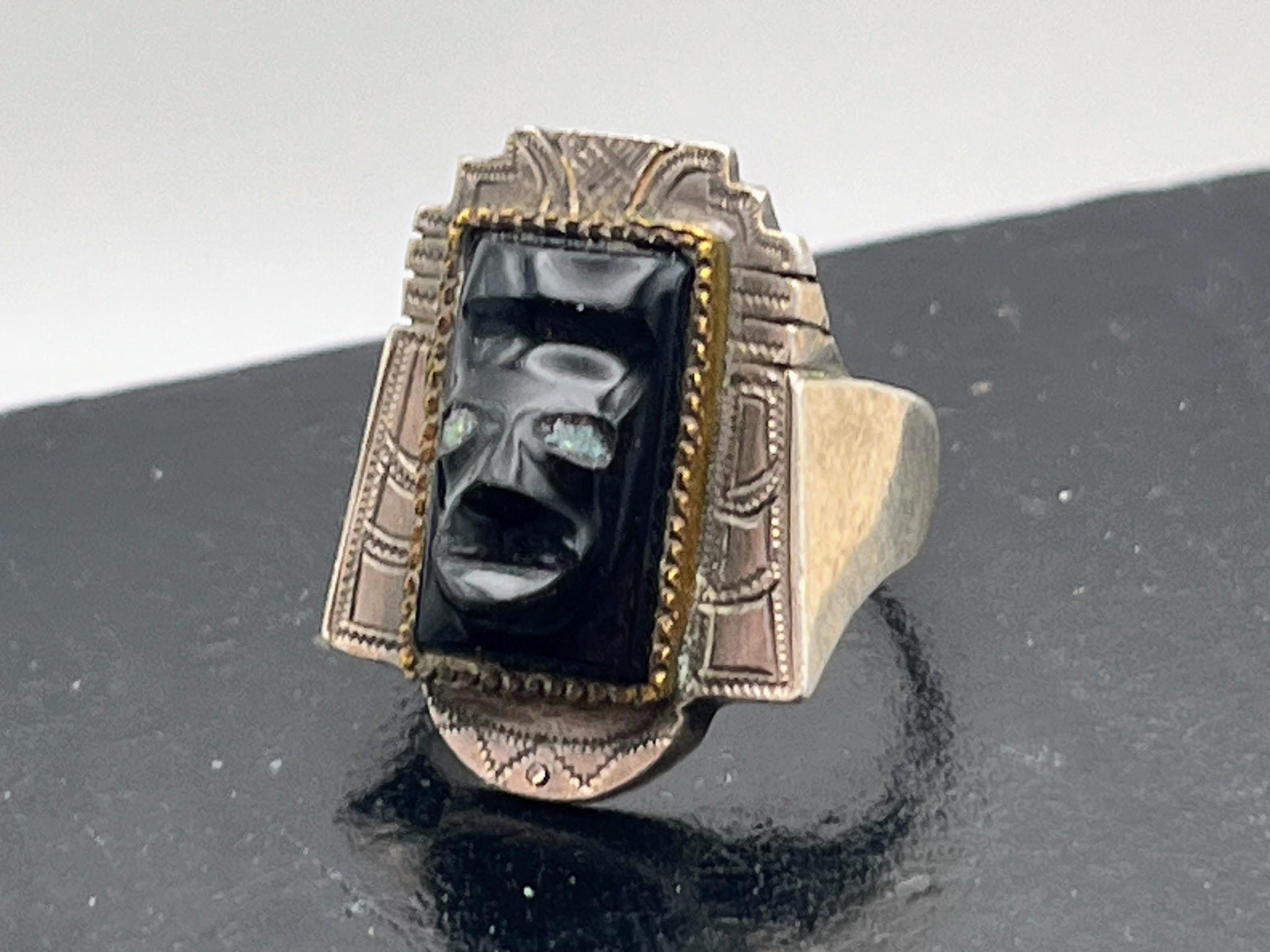 Mexico Onyx Ring - Etsy