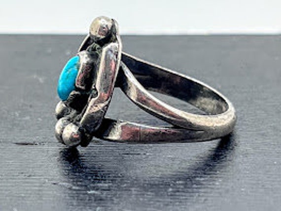 Vintage Silversmith Made Split Shank Twisted Rope… - image 3