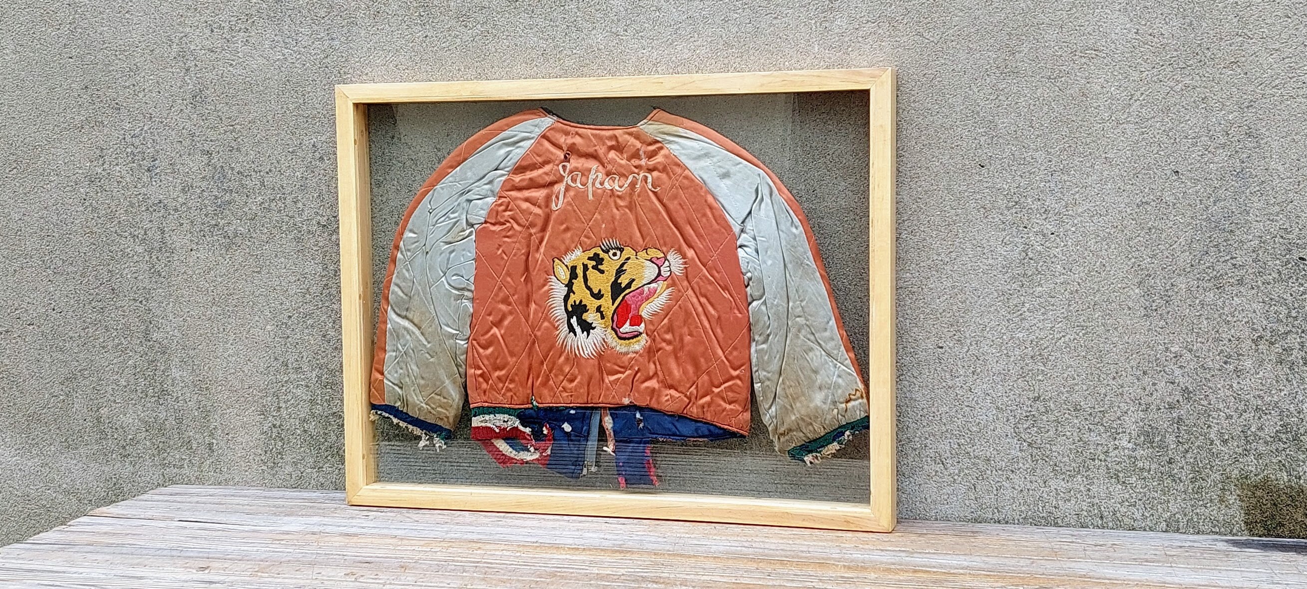 Vintage 1950s WWII Era Distressed Child's Japanese Souvenir