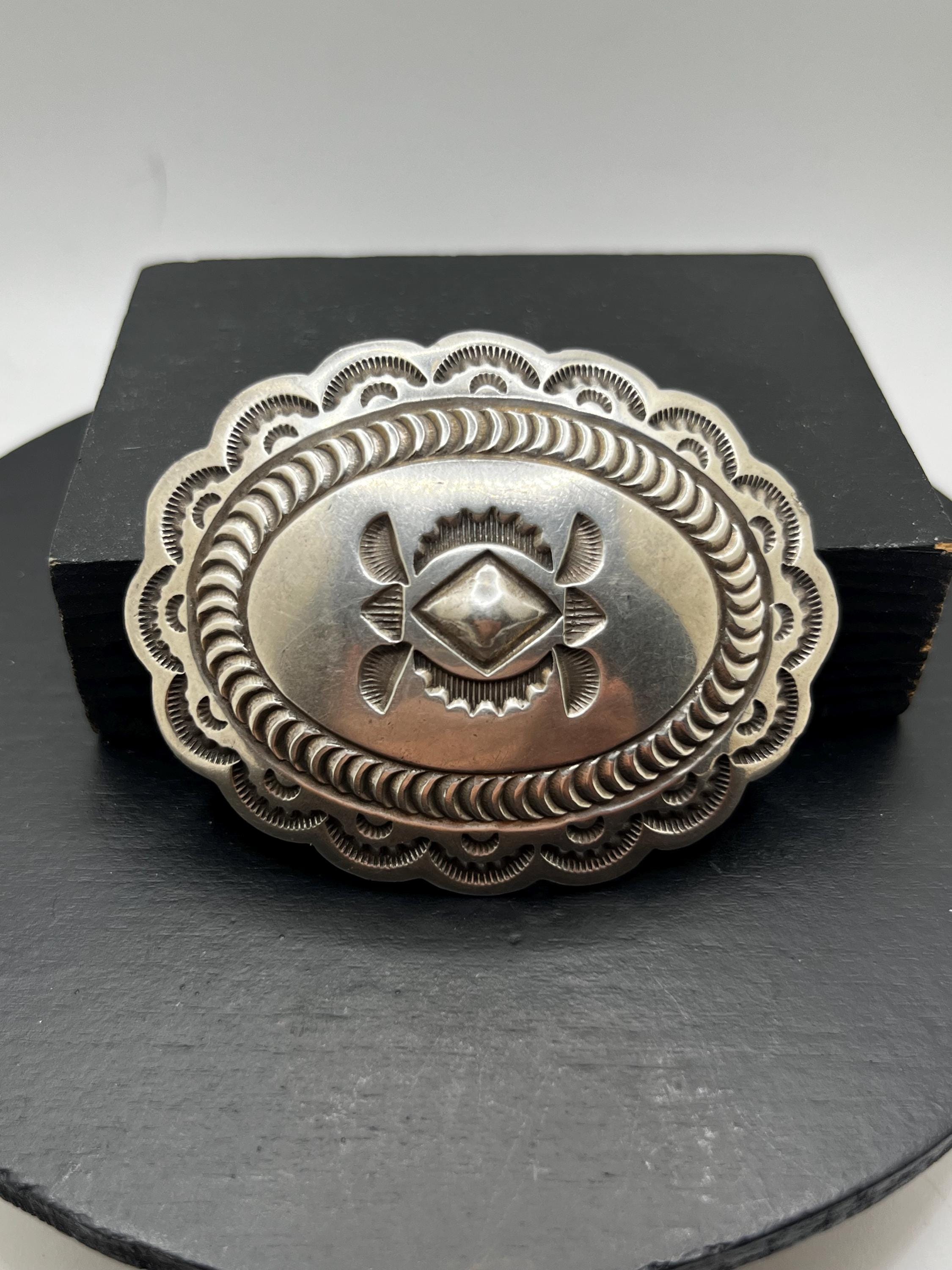 Ralph Lauren Silver Buckle Belt - Etsy