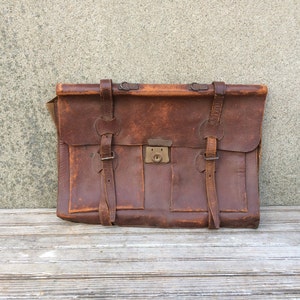 COACH 'fold-over' Briefcase J8E-5214 Brass 