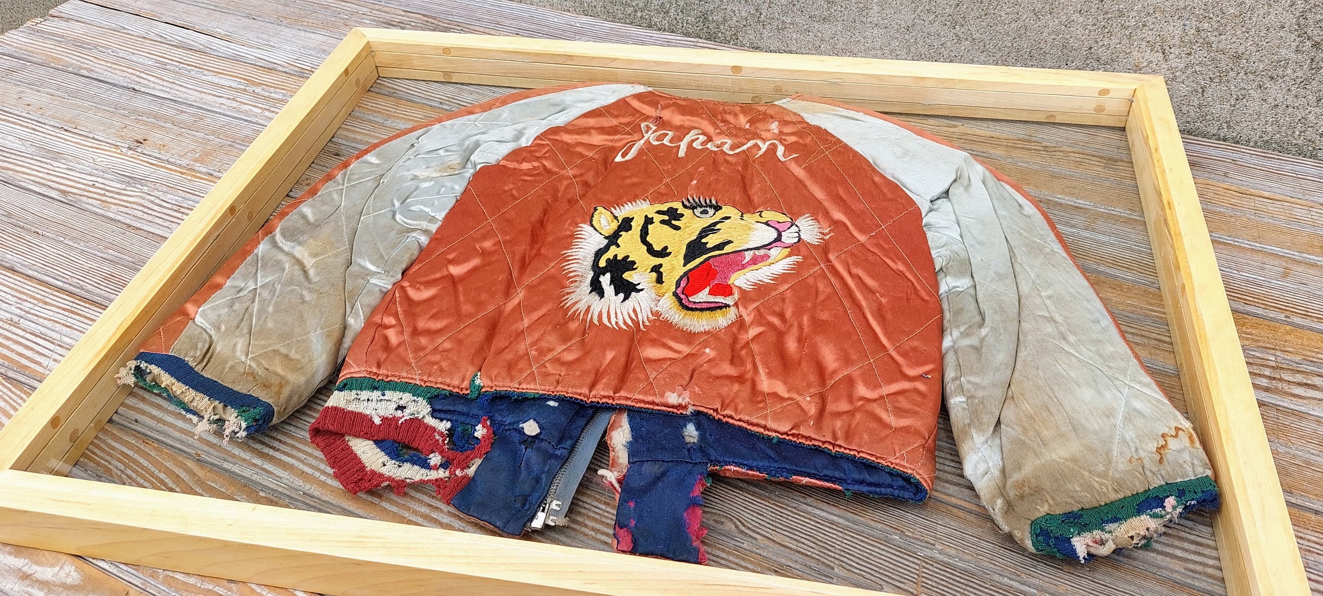 Vintage 1950s WWII Era Distressed Child's Japanese Souvenir