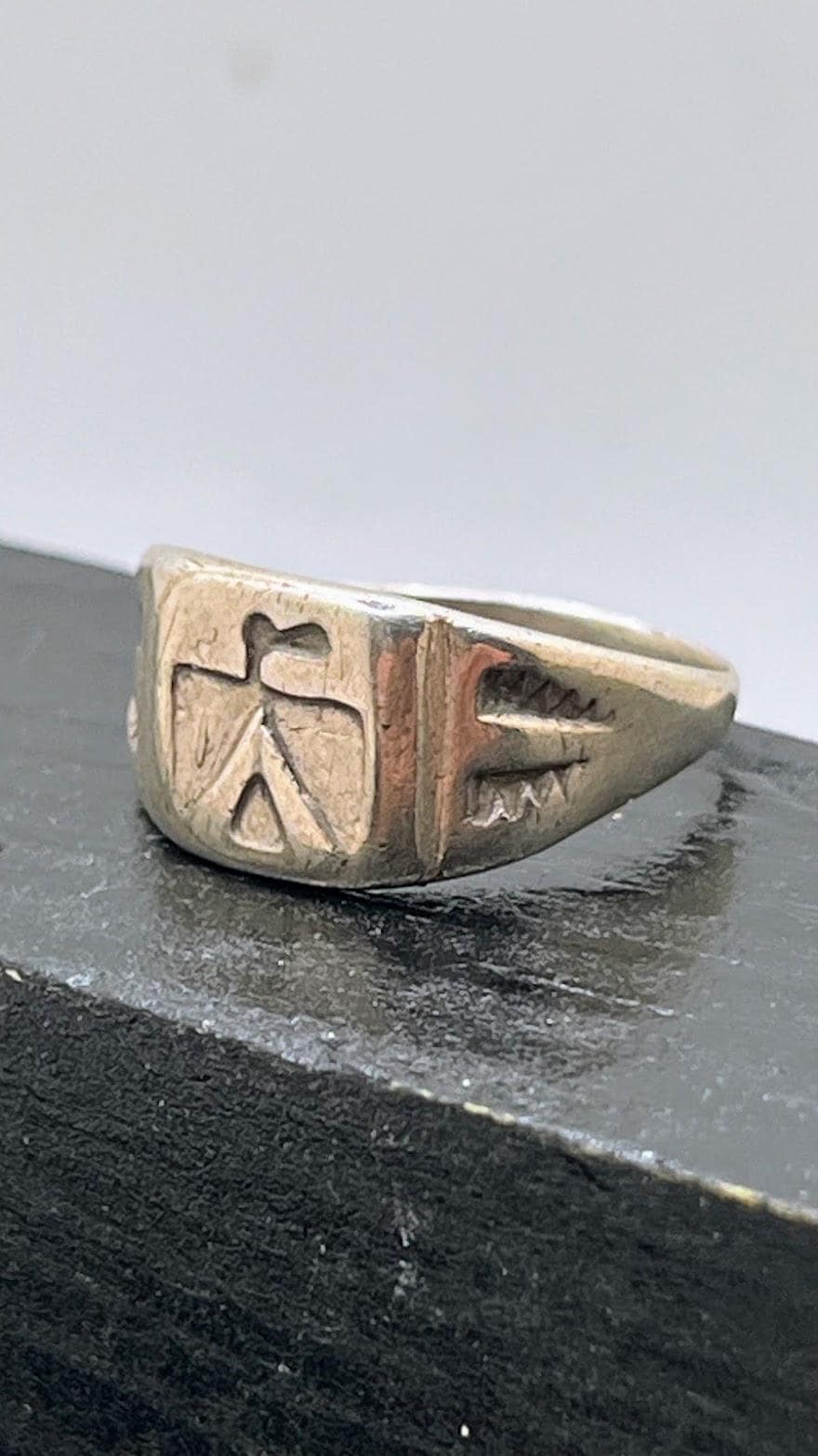 Ralph Lauren Silver Signet Ring - Etsy