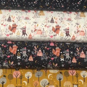 Dashwood Studios &#39;Under the Stars&#39; quilter Baumwollstoff. Auf Bestellung in Fat Quarters oder Long Quarters geschnitten.