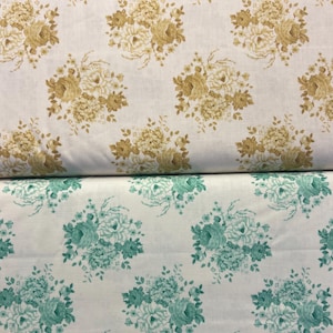 Tilda ‘Mia’ fabric from the Sunday Brunch range priced per Fat Quarter meter