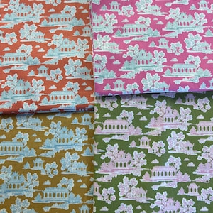 Tilda Bumblebee Sunny Park in 4 colourways, cut to order, priced per Fat Quarter