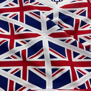 Pre printed bunting flag fabric