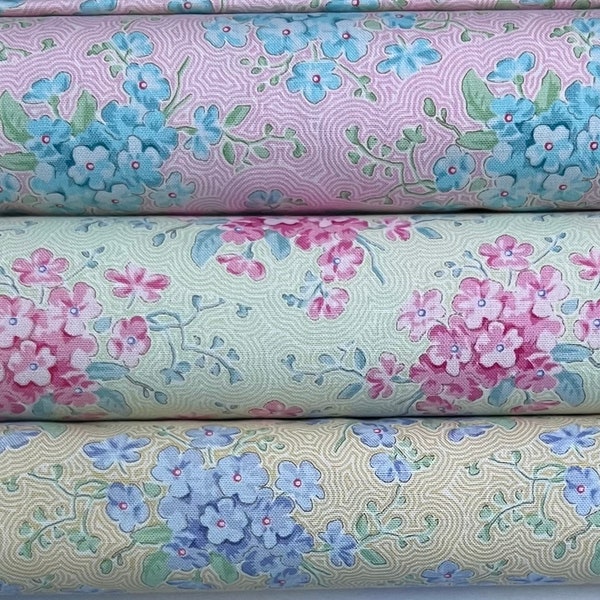 Tilda Fabric Primrose disponible en 3 couleurs et au prix par Fat Quarter