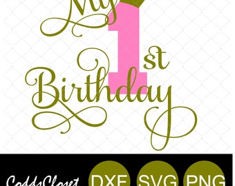 Free Free My First Birthday Svg Free 281 SVG PNG EPS DXF File