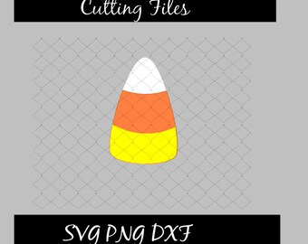 Candy Corn Svg Png Dxf Halloween Svg Otoño Svg Otoño Diseño Png Dxf Svg