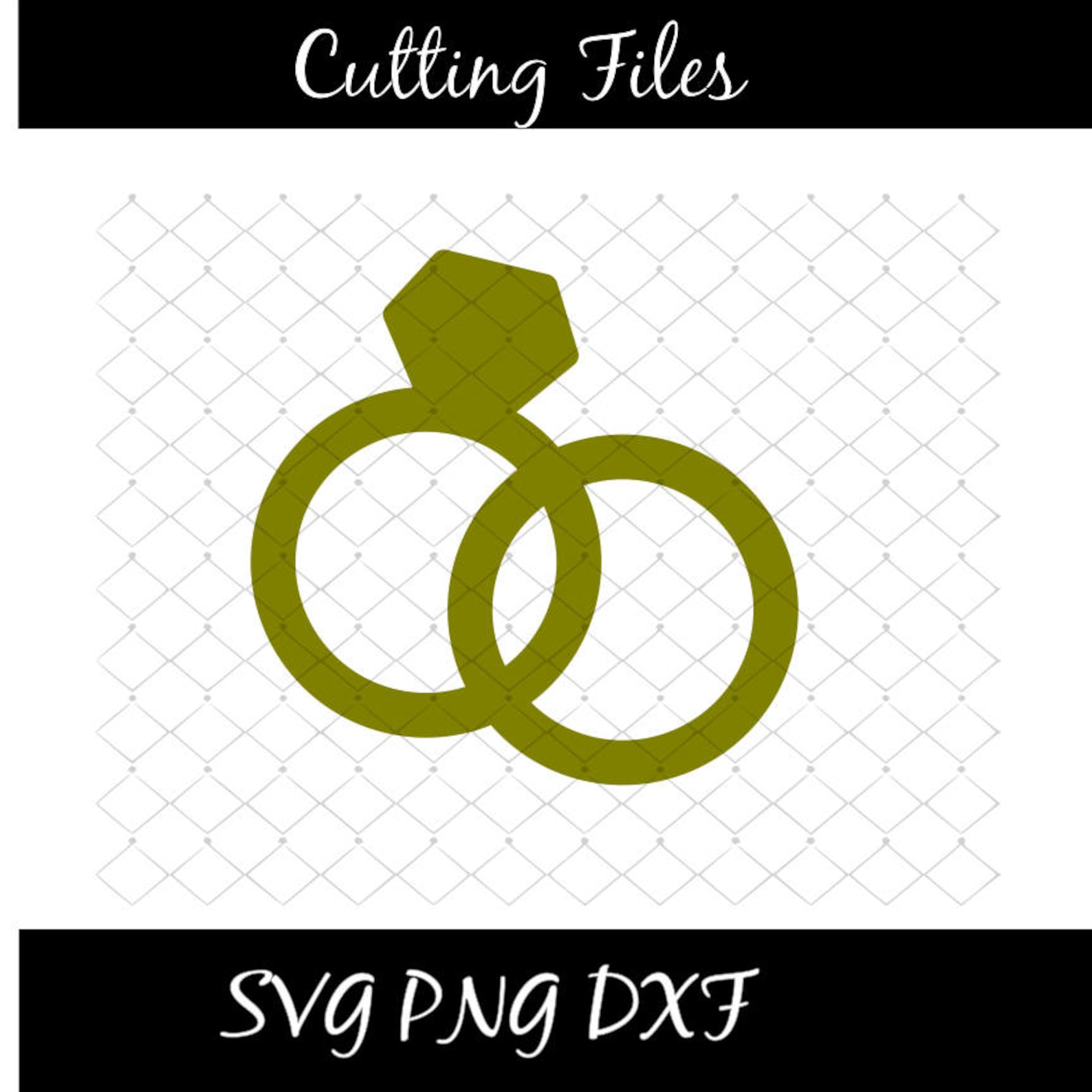 Double Wedding Ring SVG Png Dxf File Instant Download